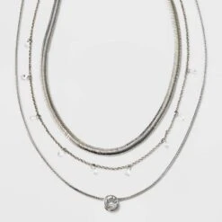 Stone Station And Pendant Multi-Strand Necklace Set 3pc - A New Day™ 10 Stone Station And Pendant Multi-Strand Necklace Set 3pc - A New Day™ -A New Day Shop GUEST 024c688f ab32 4f8d 9788 fd76679fafd8