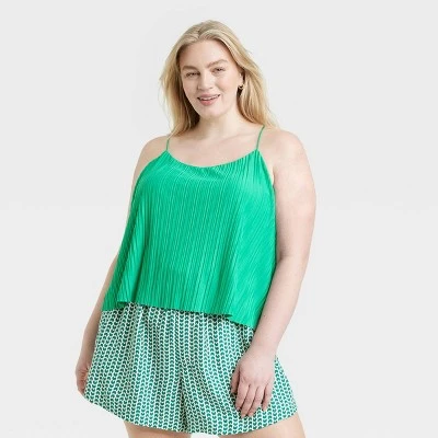 Women's Plisse Cami - A New Day™ 3 Women's Plisse Cami - A New Day™ - Image 3