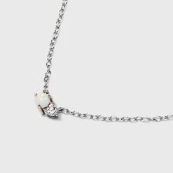 Sterling Silver Cubic Zirconia Pendant Necklace - A New Day™ Silver -A New Day Shop GUEST 068a4173 288e 498e b6b4 5099d5dc07d0