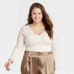 Women's Long Sleeve Slim Fit Reversible Seamless T-Shirt - A New Day™ -A New Day Shop GUEST 0b9f0421 6c81 4bf9 ad89 3856dbad5975