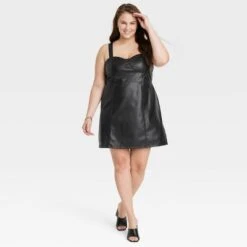 Women's Faux Leather Bodycon Dress - A New Day™ -A New Day Shop GUEST 1048c697 a7a4 42e4 8f7b bf39b3fe3e46