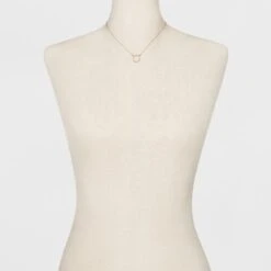 Short Pendant Necklace - A New Day™ Rose Gold