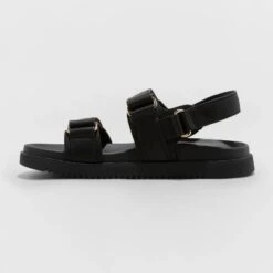 Women's Jonie Ankle Strap Footbed Sandals - A New Day™