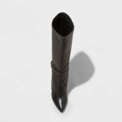Women's Tall Novie Dress Boots - A New Day™ Black 2 Women's Tall Novie Dress Boots - A New Day™ Black - Image 2