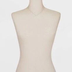 Sterling Silver Cubic Zirconia Chevron Chain Necklace - A New Day™ Silver