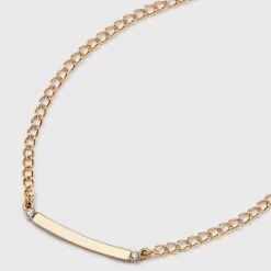 Curved Bar Short Necklace - A New Day™ Gold -A New Day Shop GUEST 29e8e809 db46 4d23 a1de d578199c4797
