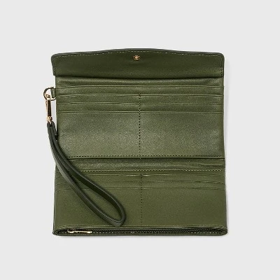 Flap Pouch With Folded Double Interior Wristlet - A New Day™ 1 Flap Pouch With Folded Double Interior Wristlet - A New Day™
