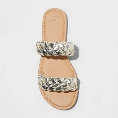 Women's Lucy Slide Sandals - A New Day™ 2 Women's Lucy Slide Sandals - A New Day™ - Image 2