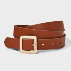 Women's Chunky Center Bar Buckle Belt - A New Day™ Brown 7 Women's Chunky Center Bar Buckle Belt - A New Day™ Brown -A New Day Shop GUEST 3067230c cf49 4f7c ad70 1a59ba79a95a