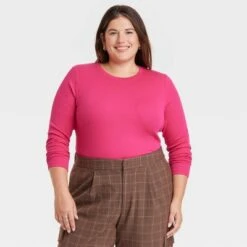 Women's Long Sleeve Slim Fit Crewneck T-Shirt - A New Day™ -A New Day Shop GUEST 31bf5bc5 99c6 4634 9612 429e9e4ea46a