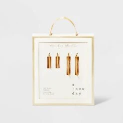 14K Gold Plated Click Top Duo Hoop Earring Set - A New Day™ Gold