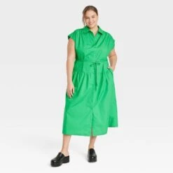 Women's Short Sleeve Midi Dress - A New Day™ -A New Day Shop GUEST 3f959415 3703 40d6 9325 34b7a30e2a23