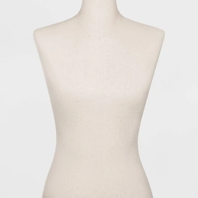 Sterling Silver With Multi Cubic Zirconia Pendant Necklace - A New Day™ Silver 1 Sterling Silver With Multi Cubic Zirconia Pendant Necklace - A New Day™ Silver