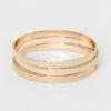 Bangle Bracelet 3pc - A New Day™ Gold