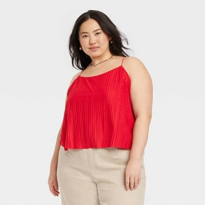 Women's Plisse Cami - A New Day™ 4 Women's Plisse Cami - A New Day™ - Image 4