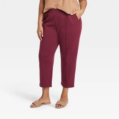 Women's High-Rise Regular Fit Tapered Ankle Knit Pants - A New Day™ 5 Women's High-Rise Regular Fit Tapered Ankle Knit Pants - A New Day™ - Image 5