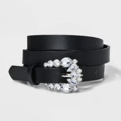 Women's Gemstone Skinny Belt - A New Day™ Black 5 Women's Gemstone Skinny Belt - A New Day™ Black -A New Day Shop GUEST 4620faaa eaa1 4692 a5f3 106d2b976230
