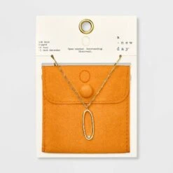 Gold Dipped Scattered Cubic Zirconia Initial Pendant Necklace - A New Day™ Gold -A New Day Shop GUEST 4d497b48 830a 4534 8352 ad3547f5f1f2