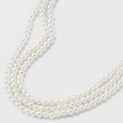 Pearl Multi-Strand Necklace Set 3pc - A New Day™ White -A New Day Shop GUEST 504717d0 232f 44d2 9a48 c5a86aef74c3