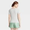Women's Short Sleeve V-Neck Linen T-Shirt - A New Day™