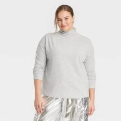 Women's Long Sleeve Mock Turtleneck T-Shirt - A New Day™ -A New Day Shop GUEST 52e1d91a b564 41d6 b105 5bc6771c7e40