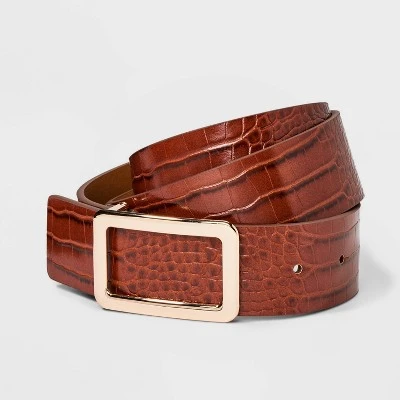 Women's Square Buckle Belt - A New Day™ 3 Women's Square Buckle Belt - A New Day™ - Image 3