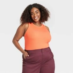 Women's Ribbed Tank Bodysuit - A New Day™ -A New Day Shop GUEST 558d9f8e 7612 4e3e 8567 62cc484b0033