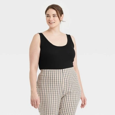 Women's Double-Scoop Bodysuit - A New Day™ 3 Women's Double-Scoop Bodysuit - A New Day™ - Image 3