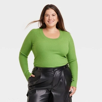 Women's Fine Gauge Scoop Neck Sweater - A New Day™ 6 Women's Fine Gauge Scoop Neck Sweater - A New Day™ - Image 6