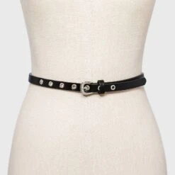 Women's Harness Belt With Metal Grommet - A New Day™ Cognac