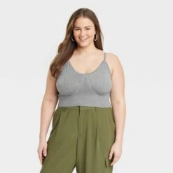Women's V-Neck Bralette Sweater - A New Day™ -A New Day Shop GUEST 5d953f55 8775 40d2 a406 5a2fb1466295