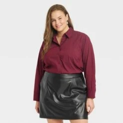 Women's Long Sleeve Relaxed Fit Button-Down Boyfriend Shirt - A New Day™ 8 Women's Long Sleeve Relaxed Fit Button-Down Boyfriend Shirt - A New Day™ -A New Day Shop GUEST 5efaea0b 3457 45a2 85f8 e2ef4a5a93b1