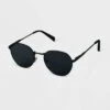 Women's Metal Round Sunglasses - A New Day™