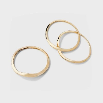 Bangle Bracelet Set 3pc - A New Day™ Gold 2 Bangle Bracelet Set 3pc - A New Day™ Gold - Image 2