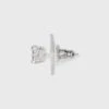 Women's Sterling Silver Cubic Zirconia Stud Earrings - A New Day™ Silver/Clear