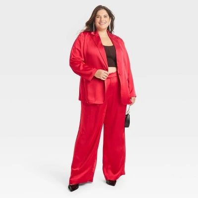 Women's Satin Blazer - A New Day™ 2 Women's Satin Blazer - A New Day™ - Image 2