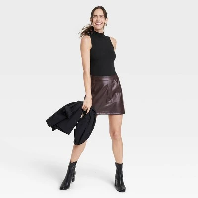 Women's Mock Turtleneck Tank Bodysuit - A New Day™ 2 Women's Mock Turtleneck Tank Bodysuit - A New Day™ - Image 2