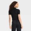 Women's Mock Turtleneck Ribbed Sweater - A New Day™
