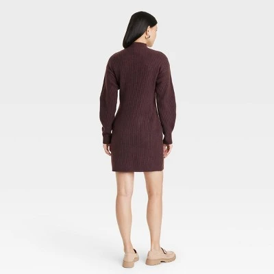 Women's Long Sleeve Sweater Dress - A New Day™ 1 Women's Long Sleeve Sweater Dress - A New Day™