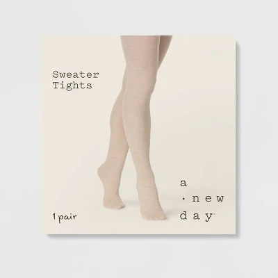 Women's Flat Knit Sweater Tights - A New Day™ 1 Women's Flat Knit Sweater Tights - A New Day™