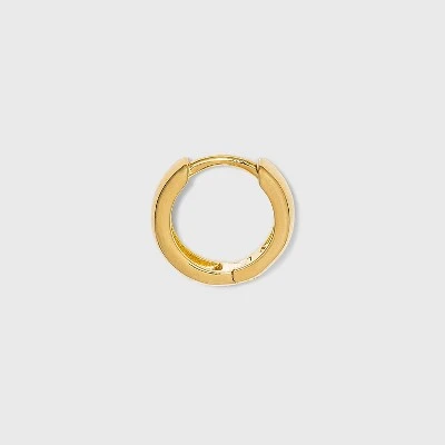 14K Gold Plated Huggie Hoop Earrings - A New Day™ 2 14K Gold Plated Huggie Hoop Earrings - A New Day™ - Image 2