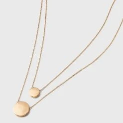 Coin Pendant Chain Multi-Strand Necklace - A New Day™ Gold -A New Day Shop GUEST 81aa3dca 374f 48e1 9a0f 89f06e0aca25