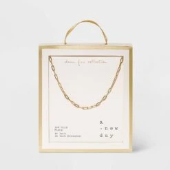14K Gold Plated 16" Paperlink Chain Necklace - A New Day™ 5 14K Gold Plated 16" Paperlink Chain Necklace - A New Day™ -A New Day Shop GUEST 8636f48e 90e7 4663 bb88 bc7b3bcb2291