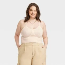 Women's V-Neck Bralette Sweater - A New Day™ -A New Day Shop GUEST 87a8effc 3558 4dbf b3c4 117ca05851f6