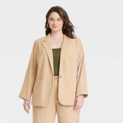 Women's Oversized Fall Blazer - A New Day™ -A New Day Shop GUEST 8e9e49a3 7778 44fe b24e 8fa87a86573d