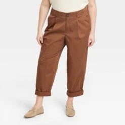 Women's High-Rise Pleat Front Tapered Chino Pants - A New Day™ 7 Women's High-Rise Pleat Front Tapered Chino Pants - A New Day™ -A New Day Shop GUEST 908291ab f53e 4c2a 9479 b99003a41731