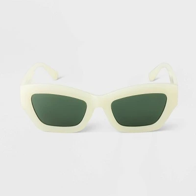 Women's Plastic Angular Cateye Sunglasses - A New Day™ 2 Women's Plastic Angular Cateye Sunglasses - A New Day™ - Image 2