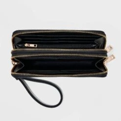 Double Zip Wallet - A New Day™ Black