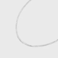 Sterling Silver Herringbone Chain Necklace - A New Day™ Silver -A New Day Shop GUEST 951c8fe7 cc5c 43c1 a1ea 56fb0b2dc842