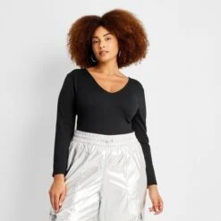 Women's Long Sleeve Slim Fit Reversible Seamless T-Shirt - A New Day™ -A New Day Shop GUEST 9af56a61 ff47 45a1 b418 2be176c72344